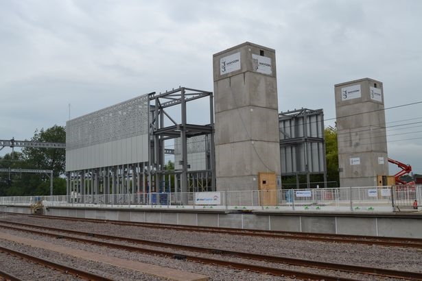 Inside Cambridge North Railway Station