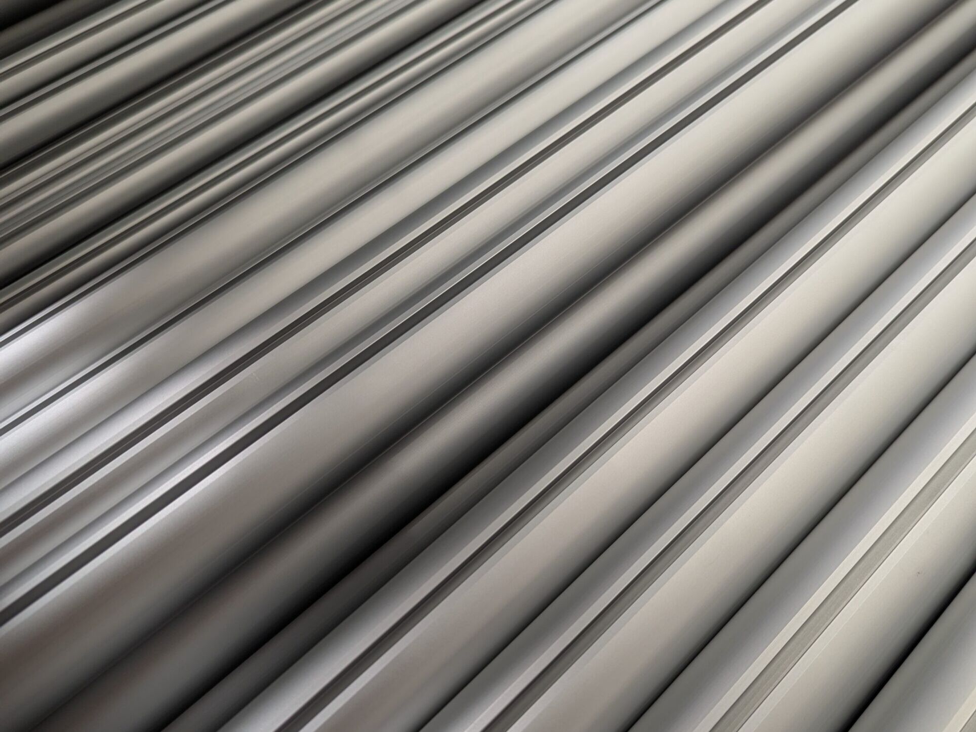 Silver Anodised Aluminium Extrusion